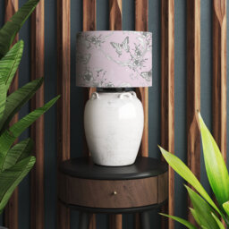 21cm H Cotton Drum Lamp Shade ( Clip On )