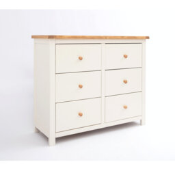 Lewistown 110cm W 6 - Drawer Chest of Drawers