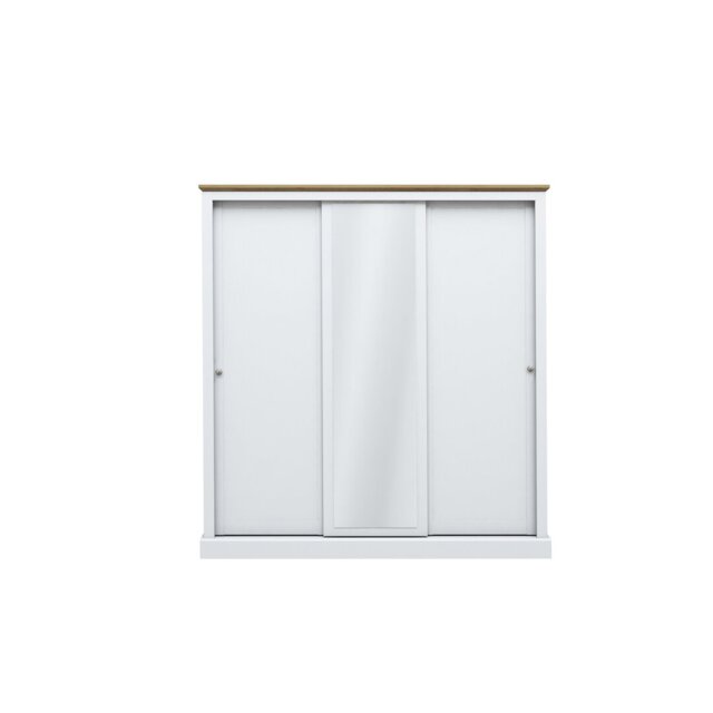 Devon 3 Door Sliding Corner Wardrobe