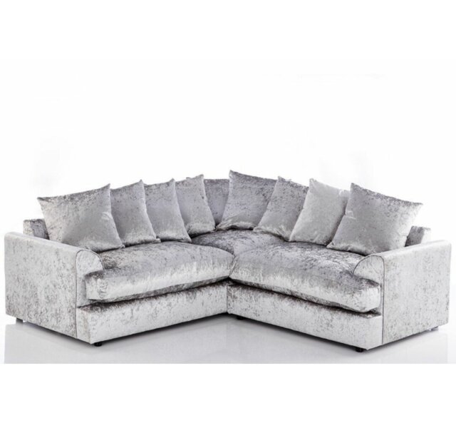 Terry 5 Seater Velvet Corner Sofa