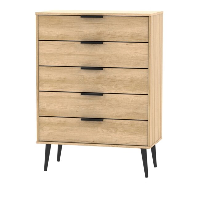 Fully Assembled Menifee 5 Drawer 76.5Cm W Chest of Drawers