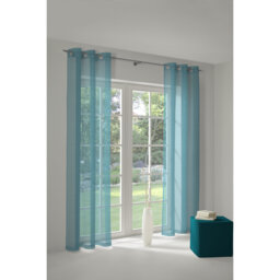 Peck Eyelet Room Darkening Single Curtain