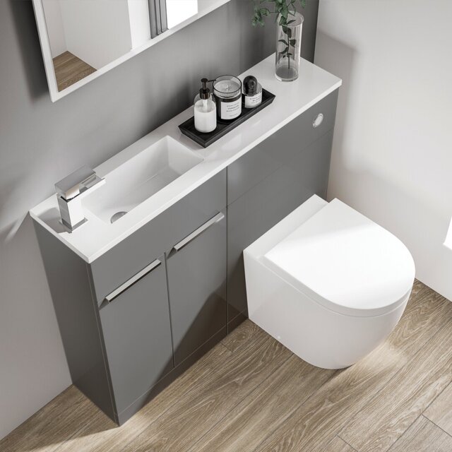 1000mm Combined Vanity Unit with Toilet Included