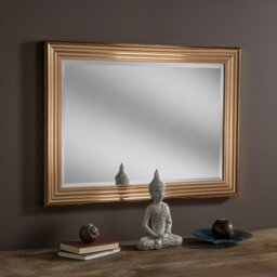 Destinee Copper Rectangle Wall Mirror