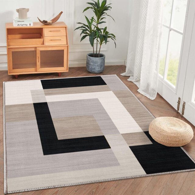 Printed Area Rug – Soft, Durable, Fade-Resistant Floor Decor For Living Room & Bedroom