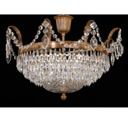 Cowie Glass Semi Flush Mount
