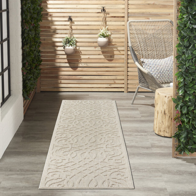 Cozumel Tufted Cream Outdoor Rug