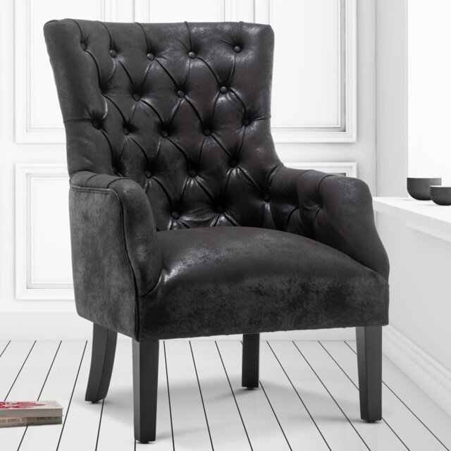 Sarno 70Cm Wide Tufted Accent High Back Wingback Chair
