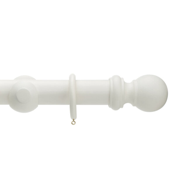 Keswick Wood 5cm Single Curtain Pole