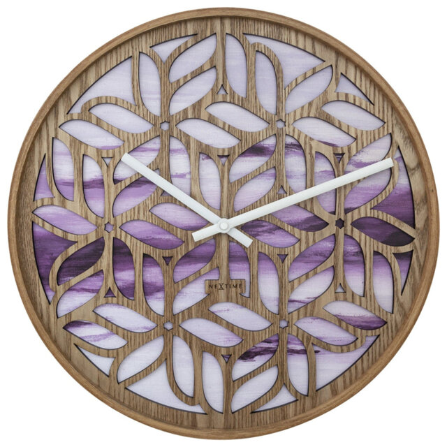 Peace & Calm Solid Wood Wall Clock