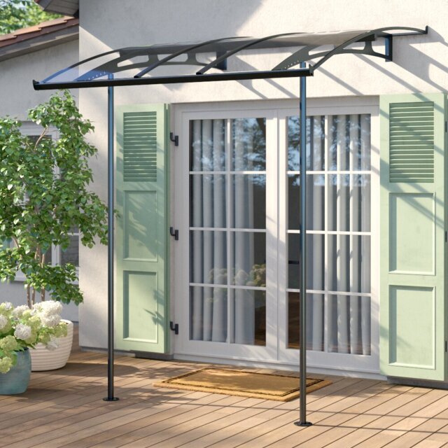 Vega 2 m W x 2 m D Door Canopy
