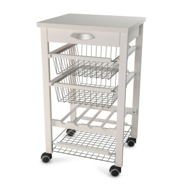 Bowles Solid Wood Kitchen Cart
