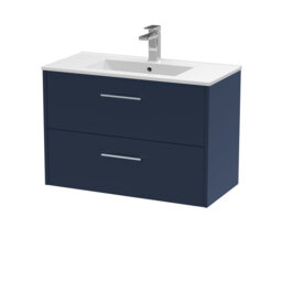 Juno 800mm Single Bathroom Vanity with Drop In Vitreous China Basin