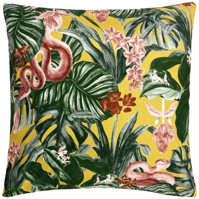 Indoor / Outdoor Floral Square Cushion