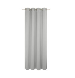 Uni Collection Light 100% Cotton Opaque Grommet / Eyelet Single Curtain Panel