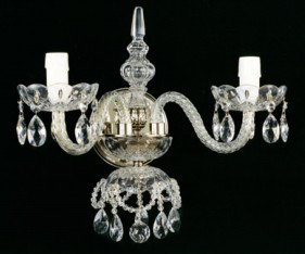 Berkey Glass Candle Wall Light