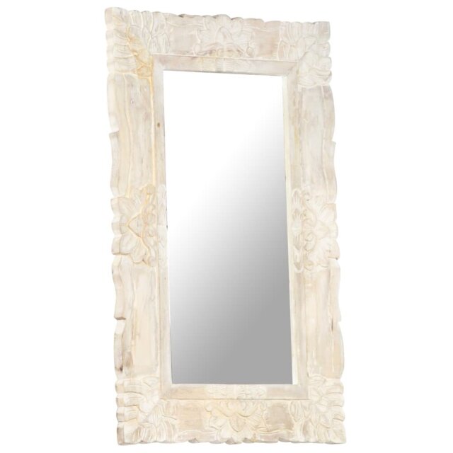 Cummins Wood Flat Wall Mirror