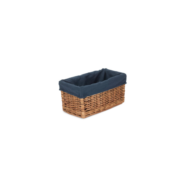 Wicker Double Steamed Storage Basket with Lining