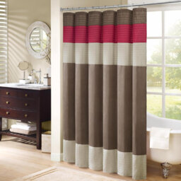 Polyester Shower Curtain Set