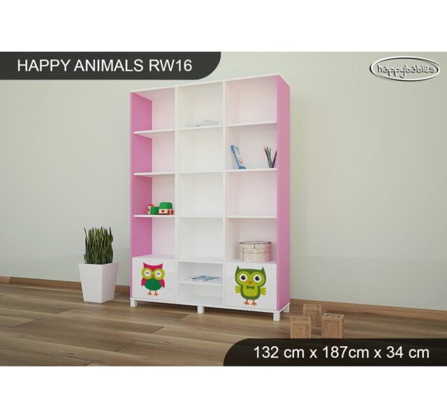 187cm H X 132cm W Kids Bookcase
