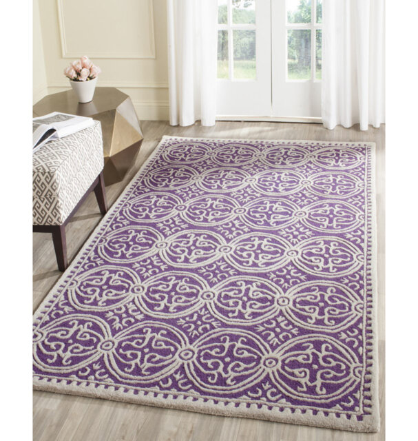 Geometric Wool Hand Woven Area Rug