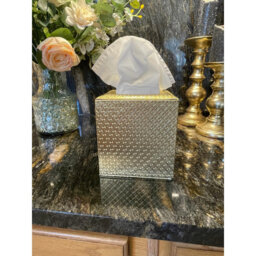 Square PU fabric Tissue Box Cover