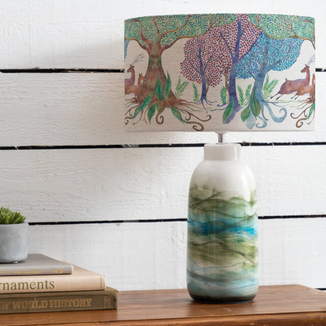 Willow Woods Ceramic Table Lamp