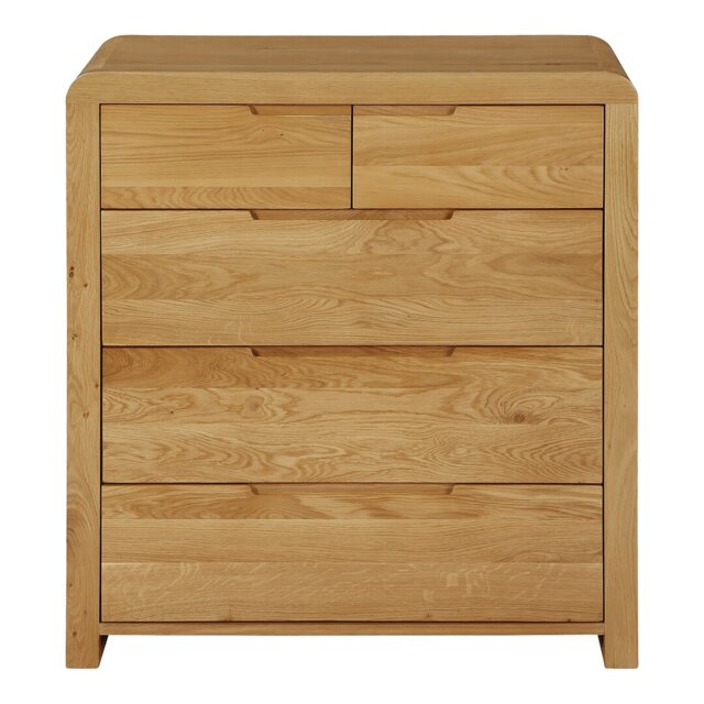 Bruner 85cm W 5 - Drawer Chest of Drawers