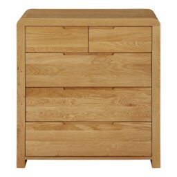 Bruner 85cm W 5 - Drawer Chest of Drawers