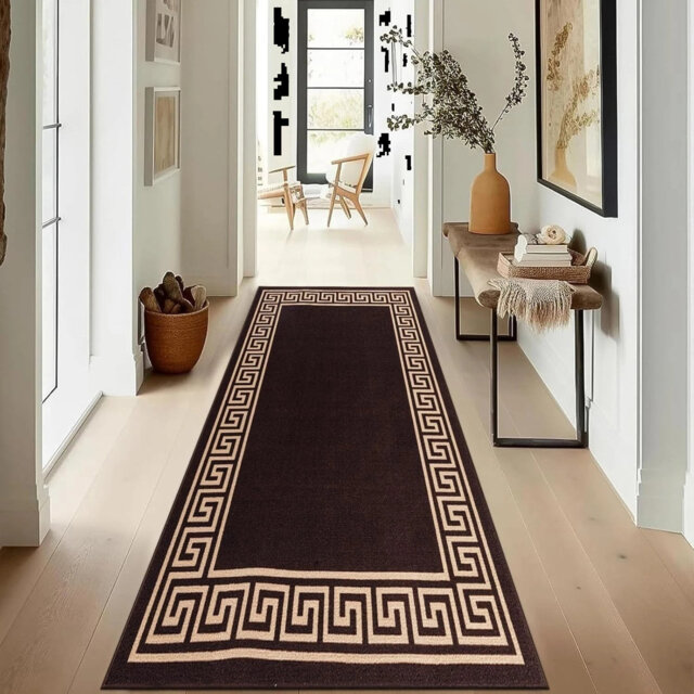 Non Slip Runner Rug Long Hallway Living Room Bedroom Kitchen Carpet Floor Mats*