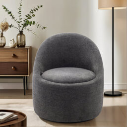 Lawandra 71.9Cm Wide Swivel Barrel Chair