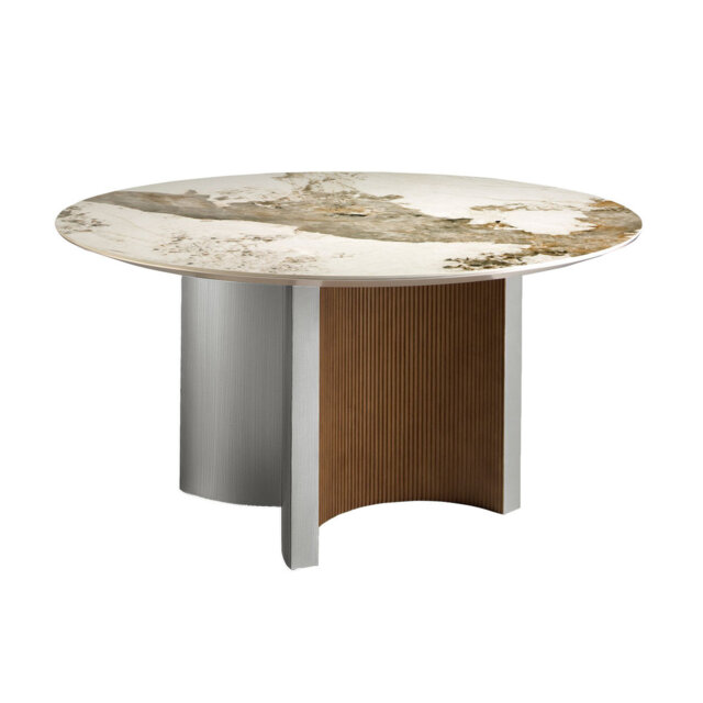 Round Marble Top Dining Table