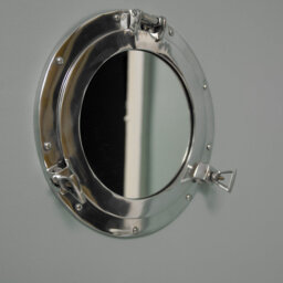Shelor Metal Flat Wall Mirror