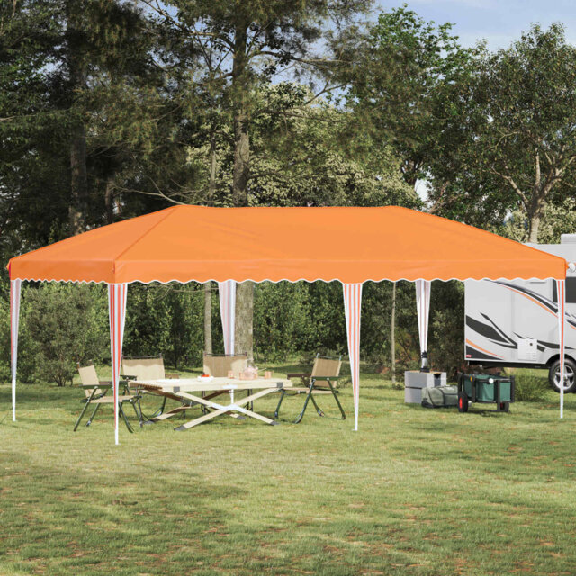 Vidaxl Pop-Up Party Tent 210D Oxford With Sliver Coating Event Shelter Gazebo