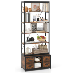 201cm H x 80cm W Metal Standard Bookcase