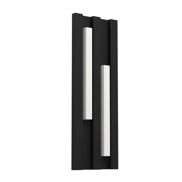 Efimia Black 2 - Bulb Integrated LED Outdoor Wall Lantern