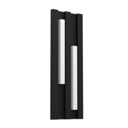 Efimia Black 2 - Bulb Integrated LED Outdoor Wall Lantern