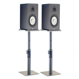 38cm Table Top Monitor Fixed Height Speaker Stand (Pair)