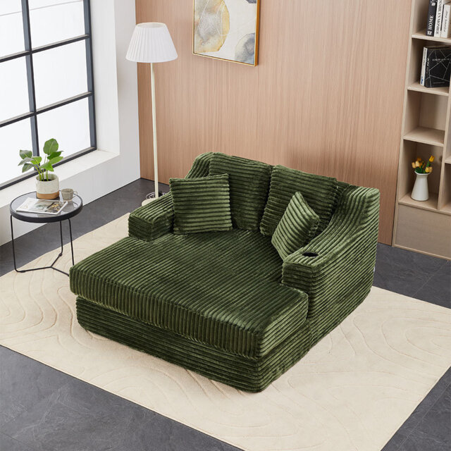 2 Seater Corduroy Sofa