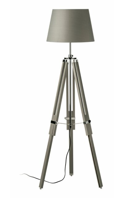 Shelborne 150cm Chrome Tripod Floor Lamp