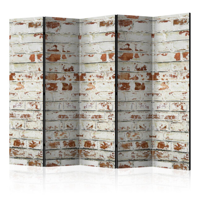 225cm W x 172cm H 5 - Panel Wood Folding Room Divider