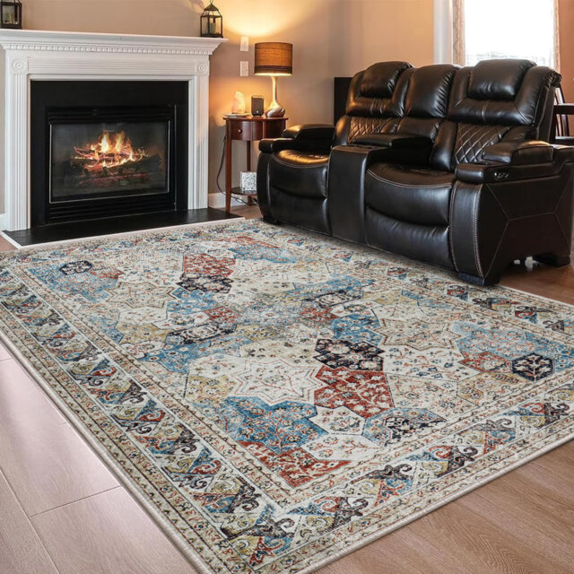 Luxury Cashmere Area Rug â Ultra-Soft, Cozy, Fade-Resistant Floor Rug For Living Room & Bedroom Decor