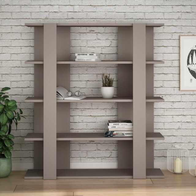 Amabilia 4 Tier Wall Mounted Bookcase Display Unit