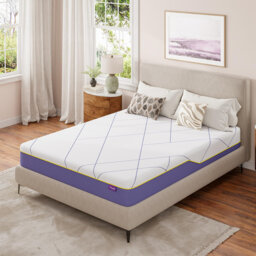 Gel Memory Foam Mattress with CertiPUR-US Certified Foam for Pressure Relief & Cooling Comfort - Medium Firm,Lavender Purple