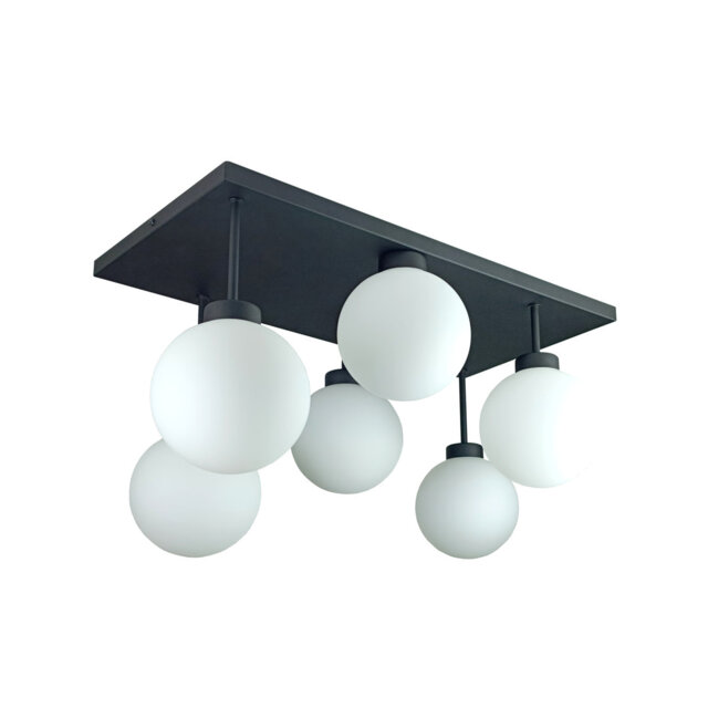 Alexzander Glass Semi Flush Mount