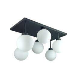 Alexzander Glass Semi Flush Mount