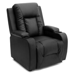 Adells Bonded Leather Manual Recliner