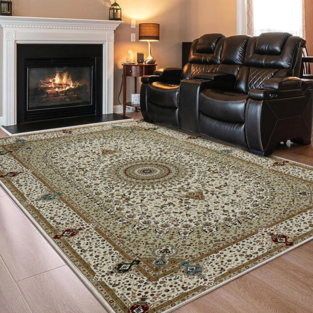 Luxury Cashmere Area Rug – Ultra-Soft, Cozy, Fade-Resistant Floor Rug For Living Room & Bedroom Decor