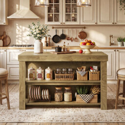 Wood Kitchen Island