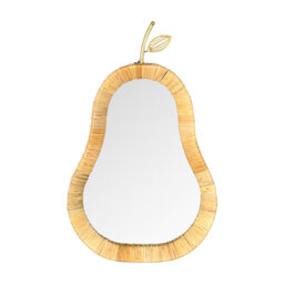 Ashbourne Glass And Wood Rectangle Mirror